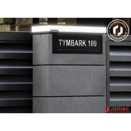 LED BLOCK 504X200x230 LIGHT ADRESOWA STANDARD, KOLORY: antracyt, czarna, brązowa, INOX